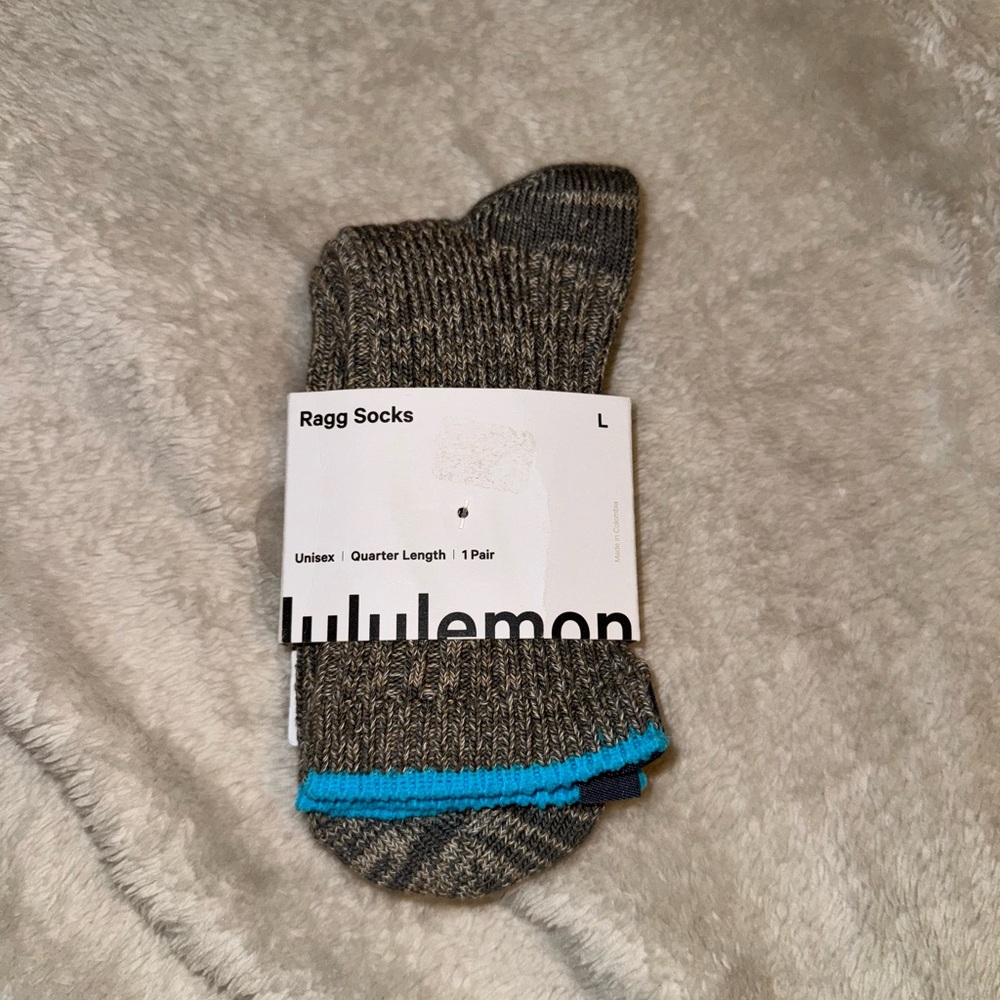 lululemon athletica Gray and Blue Ragg Socks